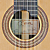 Andrés D. Marvi classical guitar cedar rosewood, 2019, rosette and label