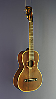 Vintage Paul Brett Signature Acoustic Steelstring Reisegitarre, massive Sitka Fichtendecke, Mahagoni an Zargen und Boden, Mensur 54,6 cm, mit Fishman Tonabnhemer