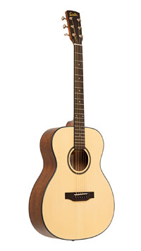 Crafter Lite T16, matt lackierte Akustikgitarre in Orchestra Form mit massiver Fichtendecke und Mahagoni an Zarge und Boden