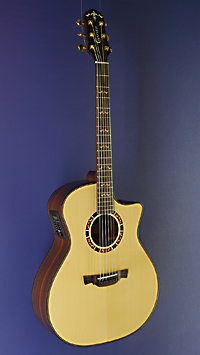 Crafter Gitarre Stage Serie, STG G-20CE Westerngitarre Grand Auditorium Form, Fichte, Palisander, Cutaway, Pickup