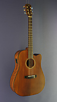 James Neligan Westerngitarre Dreadnought-Form, Mahagoni, Pickup, Cutaway