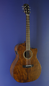 James Neligan Westerngitarre in Auditorium-Form, Mahagoni, Pickup, Cutaway